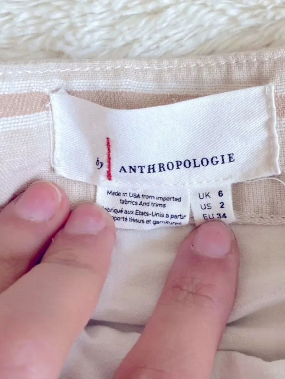 Anthropologie brand size